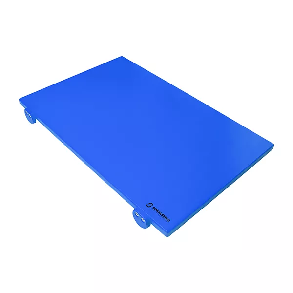 POLYETHYLENE CHOPPING BOARD WITH STOPPER cm.50X40X2 BLUE 2