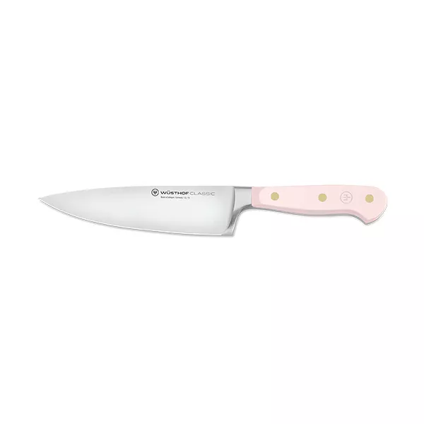 WUSTHOF COOK'S KNIFE FORGED BLADE 16cm PINK HIMALAYAN SALT HANDLE