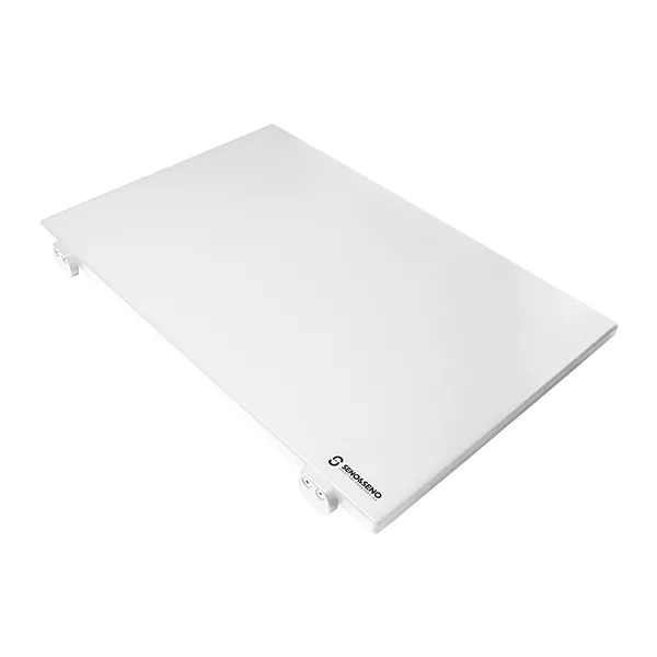 POLYETHYLENE CHOPPING BOARD WITH STOPPER cm.40x30x2 WHITE 2