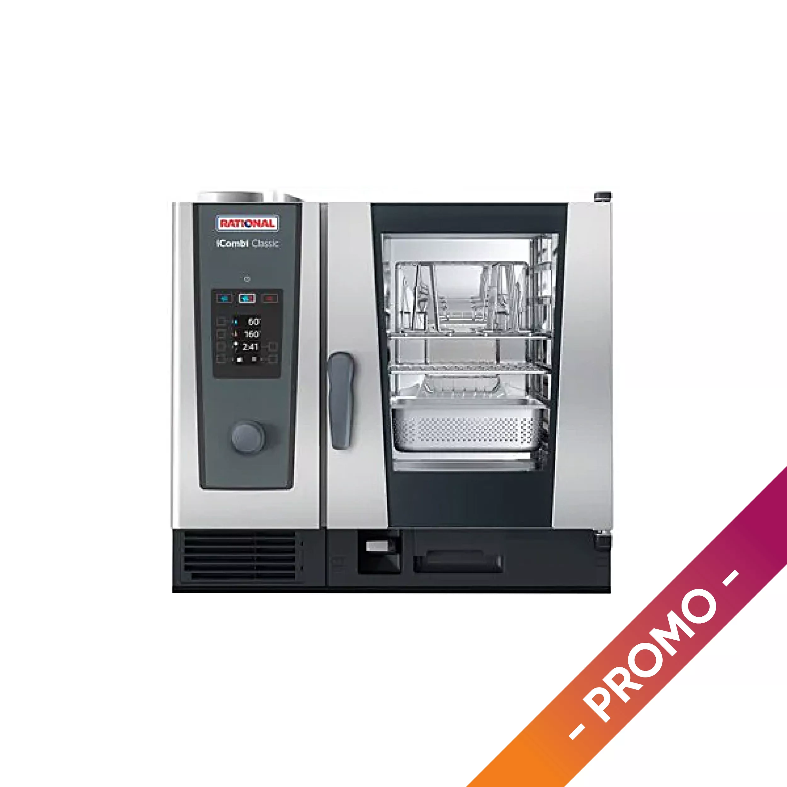 RATIONAL® ICOMBI CLASSIC ELECTRIC OVEN (6 GASTRONORM 1/1 TRAYS) DIM. mm.850x842x754H, THREE-PHASE 400V POT. 10.8KW.