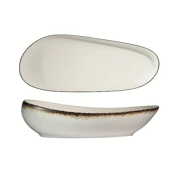 OVAL PLATE cm. 30x18,5x8 WAVE