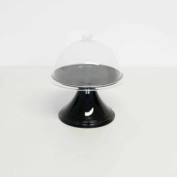 TRANSPARENT CAKE STAND BELL diam. cm. 23X13 2