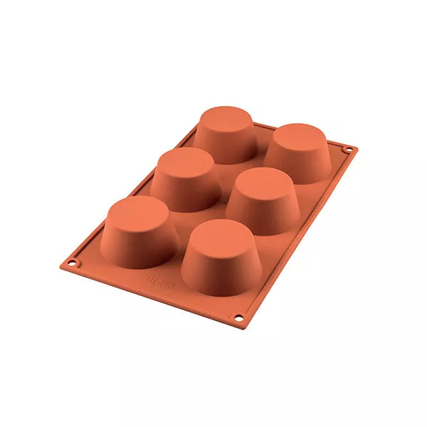 PROFESSIONAL SILICONE MUFFIN FORM FOR 6 cm.6,9x3,5