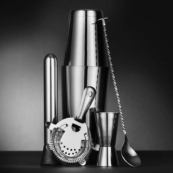 SET 5 pcs. PROFESSIONAL STEEL BAR KIT IN TUBE