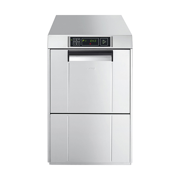 SMEG NUOVA EASYLINE GLASSWASHER MOD. SPG415 40x40 BASKET - WITH BUILT-IN DISPENSERS AND AUTOMATIC WATER SOFTENER