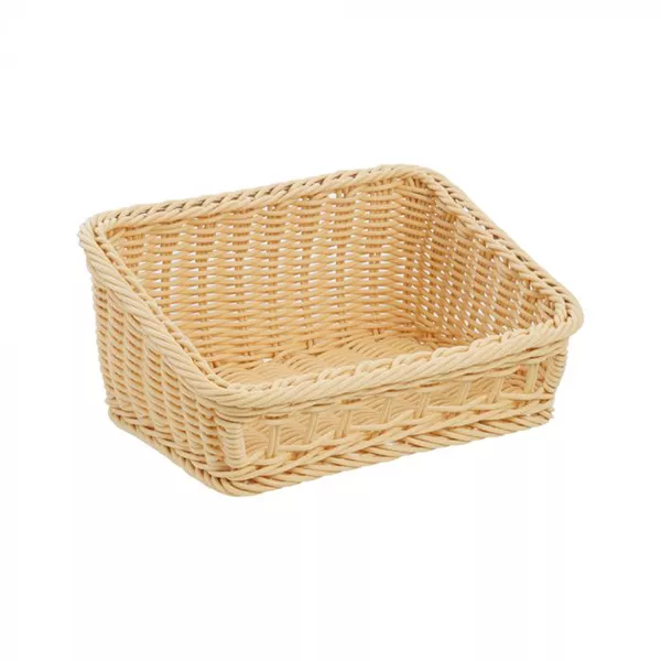 RECTANGULAR BREAD BASKET IN PP cm. 40x30x10-19 h