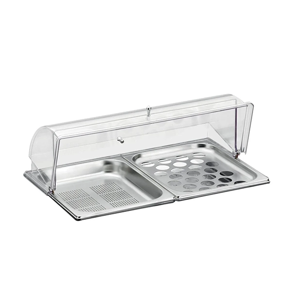 ACCESSORY REFRIGERATED EGG TRAY - BUTTER WITH TRANSPARENT DOME - without base - CALEIDO