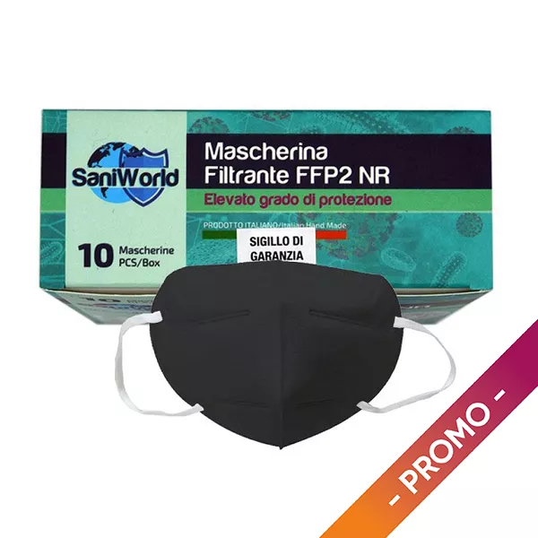 MASKS FFP2 black color - pcs. 10 PPE product