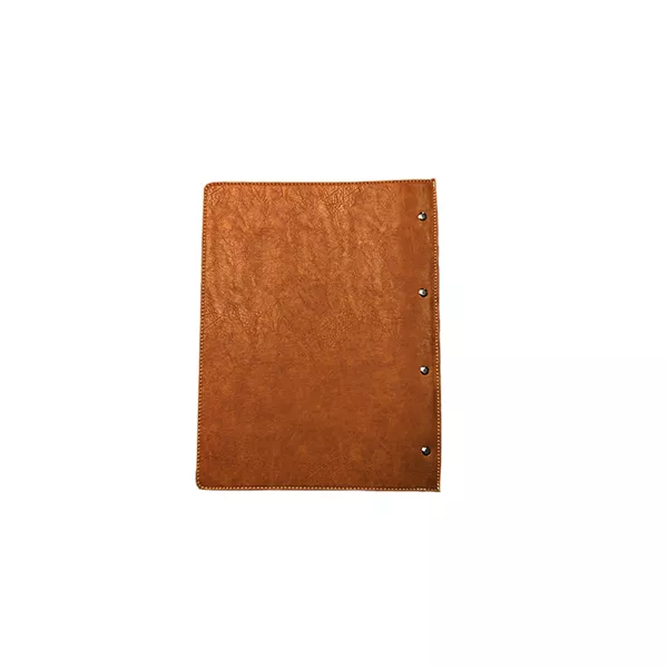 WOSDE TOBACCO LEATHER MENU HOLDER A5 size 2