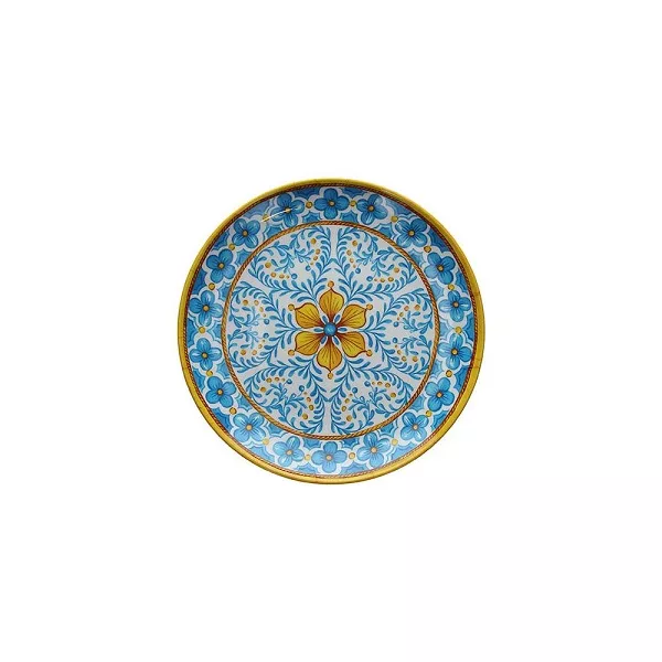 NARCISSUS ROUND MELAMINE TRAY diameter cm. 30