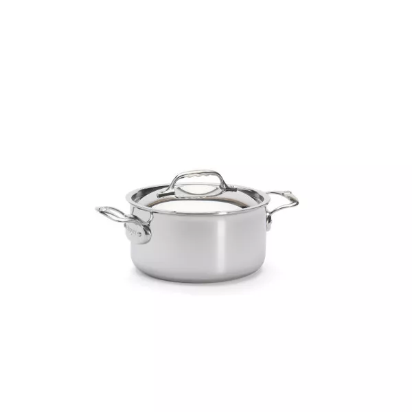 AFFINITY HIGH MULTILAYER STAINLESS STEEL CASSEROLE 2 HANDLES cm. 20x11 WITH LID