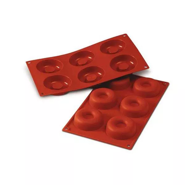 SAVARIN FORM OF 6 PROFESSIONAL SILICONE cm.7,2x2,3