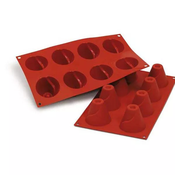 PROFESSIONAL VOLCANO SHAPE OF 8 IN SILICONE cm.5,8x5,2
