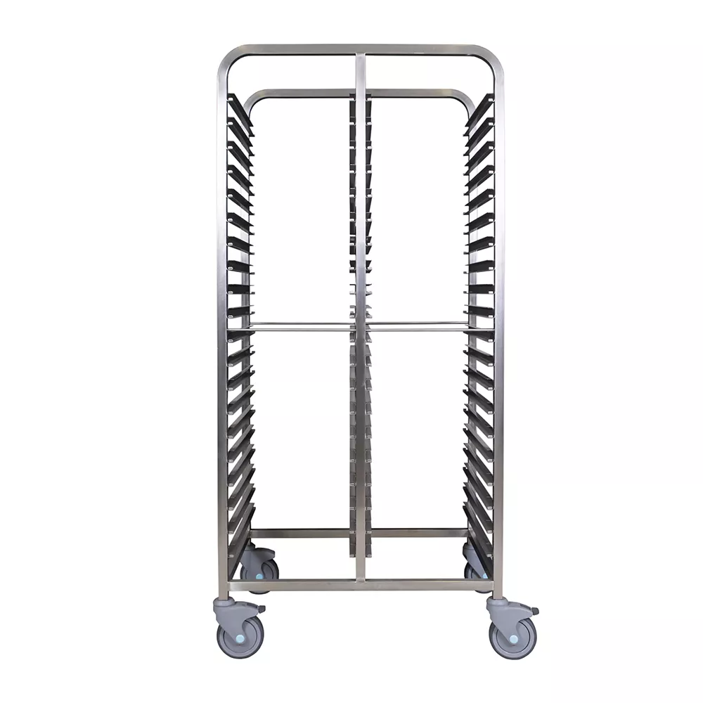 STAINLESS STEEL TROLLEY WITH 40 SPACES FOR GN 1/1 TRAYS