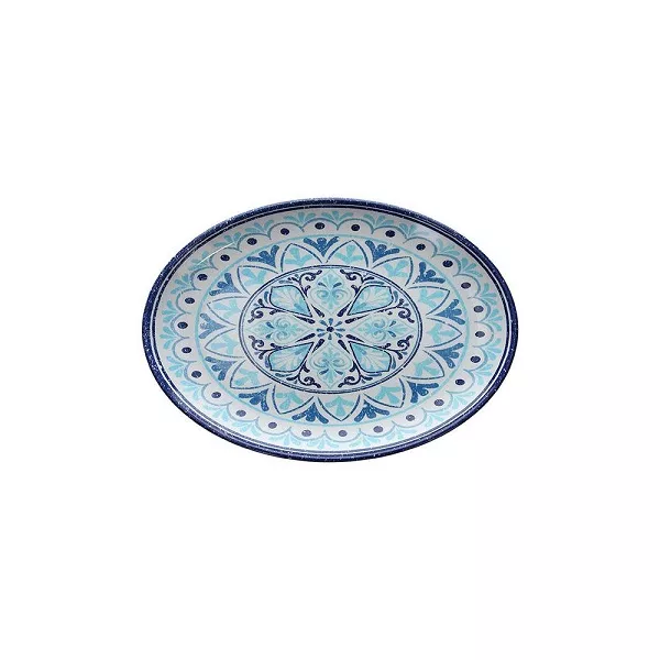 CEFALU OVAL MELAMINE TRAY cm. 35.5x25.5