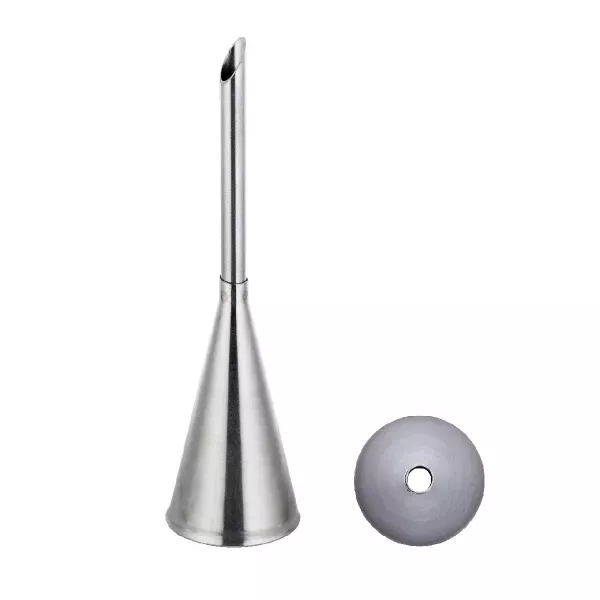 STAINLESS STEEL NOZZLE WITH SYRINGE HOLE cm. 0.4