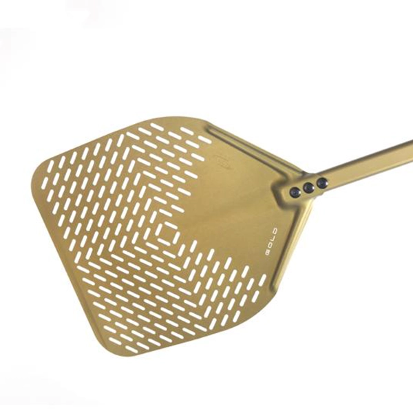 RECTANGULAR PERFORATED PIZZA PEEL - GHA - cm.36x36 G-37RF