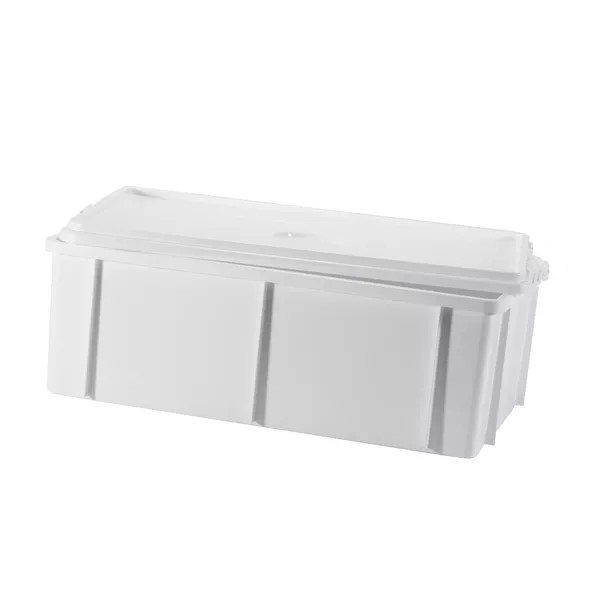 TRANSPORT BOX IN STACKABLE PLASTIC dim. East. cm. 65x42.5x20 litres. 42