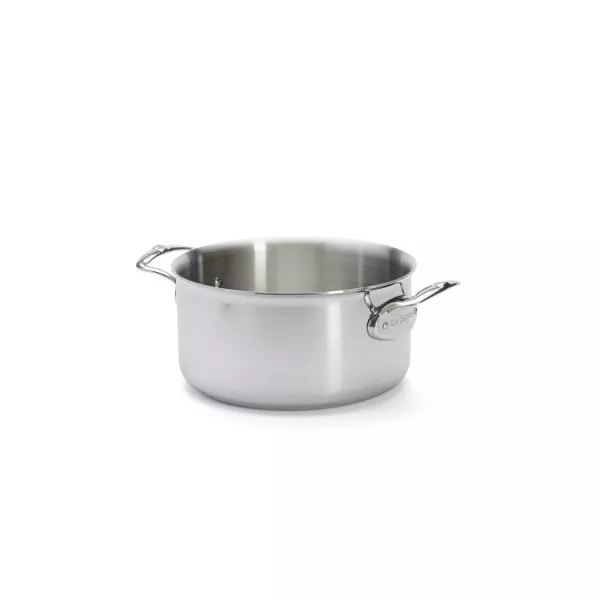 AFFINITY HIGH MULTILAYER STAINLESS STEEL CASSEROLE 2 HANDLES cm. 24x13 WITH LID 2