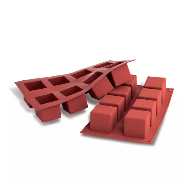 PROFESSIONAL SILICONE CUBES OF 8 cm.5x5x5