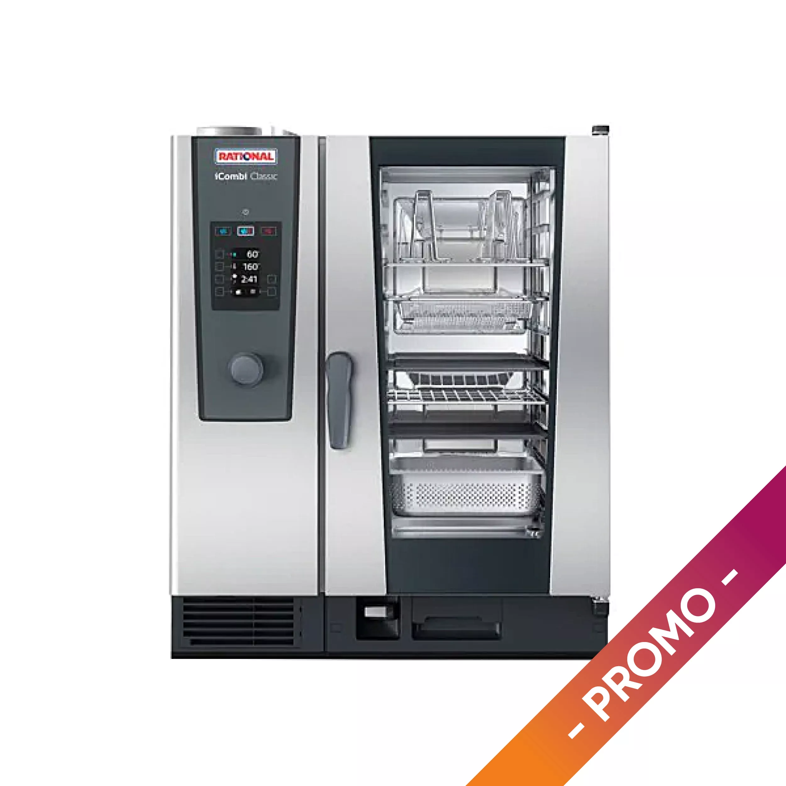RATIONAL® ICOMBI CLASSIC GAS OVEN (10 GASTRONORM 1/1 TRAYS) DIMENSIONS 850X842X1014H MM, CONNECTED POWER 22KW. GAS