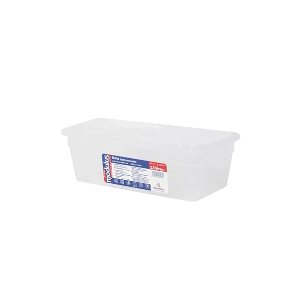 MODULUS TRAY IN PP GASTRONORM 1/3 cm.32,5x17,6x10 WITH LID