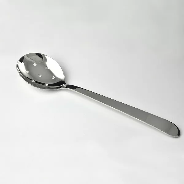 STAINLESS STEEL PERFORATED SERVING SPOON cm.8,5x7x28