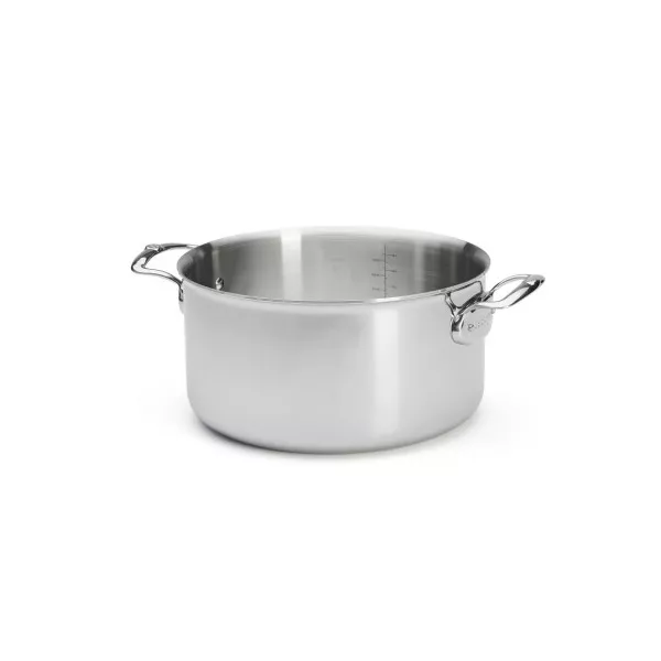 AFFINITY HIGH MULTILAYER STAINLESS STEEL CASSEROLE 2 HANDLES cm. 28x15 WITH LID 2