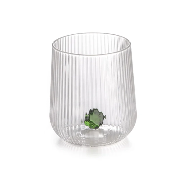 GEMME WATER GLASS IN BOROSILICATE GLASS cl.33 - GREEN