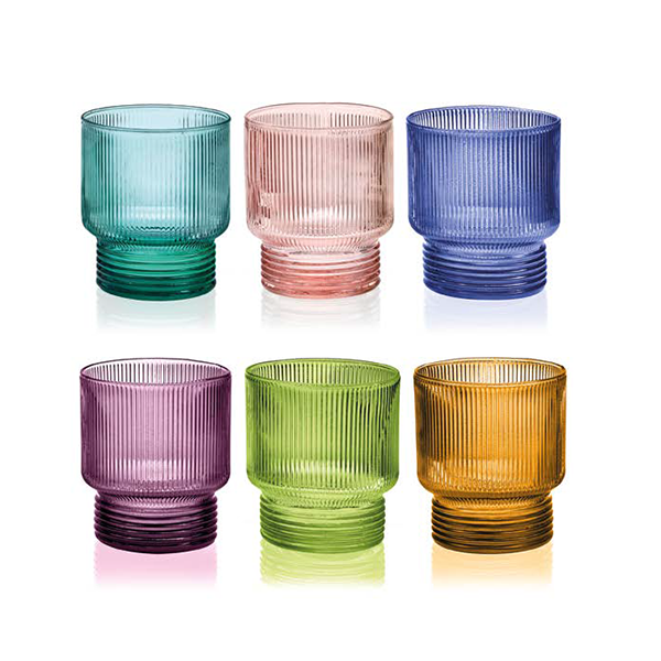 6-Pack of Todo Modo Water Glasses, 30cl - Assorted Colors