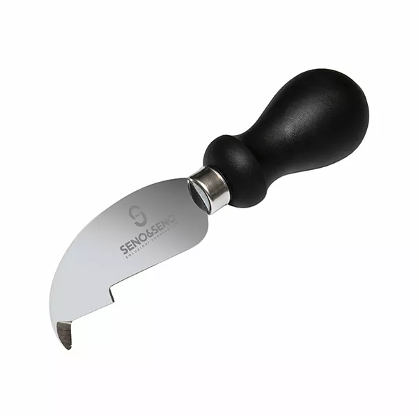 DOUBLE BLADE HOOK CHEESE KNIFE STEEL cm.8,5
