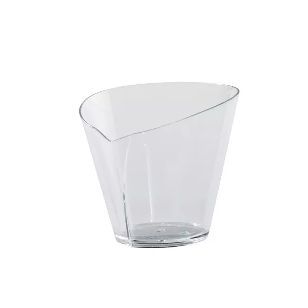 PACK 100pcs. WAFLE FINGER FOOD PLASTIC CUP - ml.70