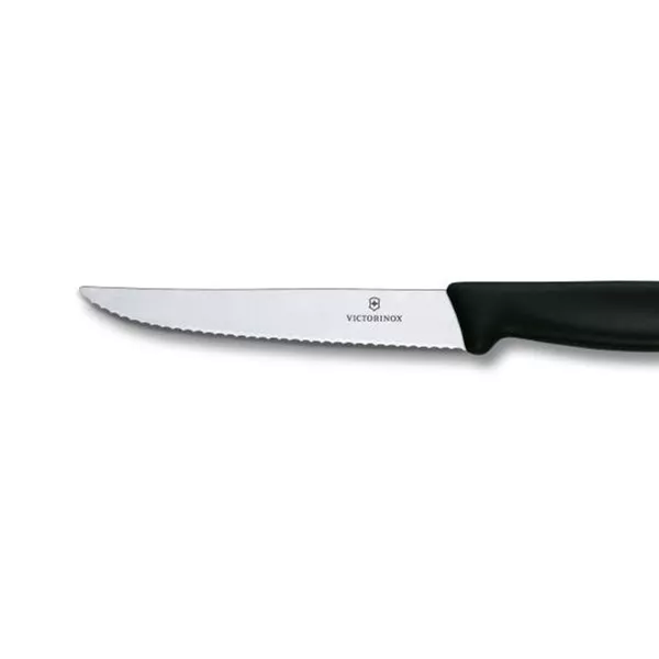 VICTORINOX TABLE KNIFE SERRATED STEEL BLADE cm.12 WITH POINT