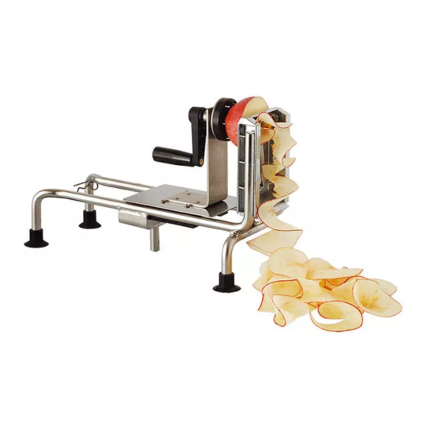 STAINLESS STEEL ROTATING VEGETABLE CUTTER WITH THREE CUTTING ADJUSTMENTS 2-3-6 mm.