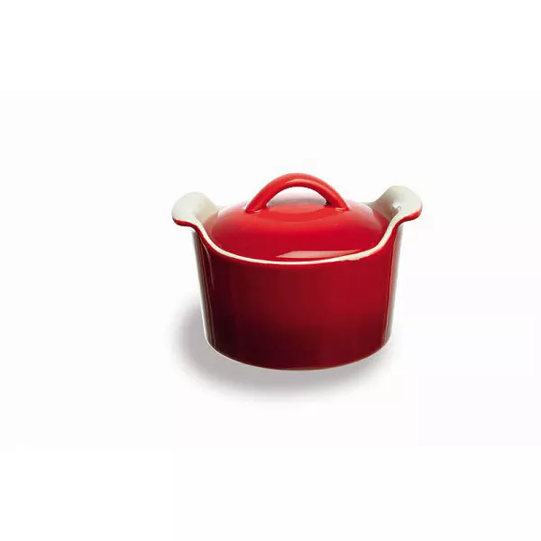 MINI CASSEROLE PORCELAIN LIZZY OVEN cm.13 RED