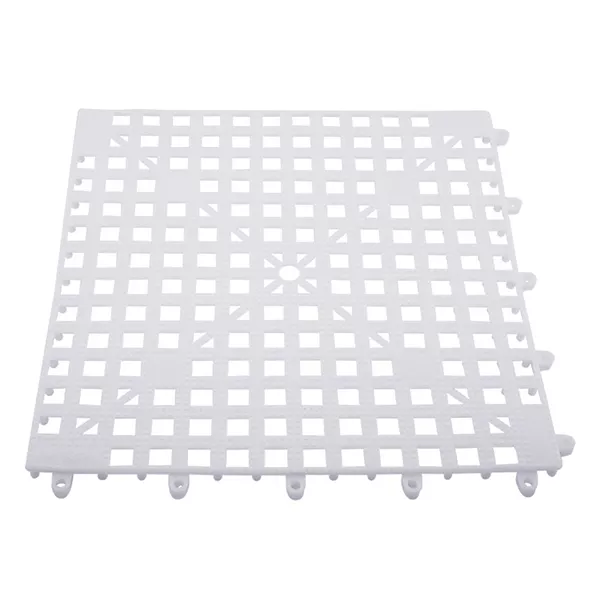 WHITE RUBBER BAR MAT cm.33x33