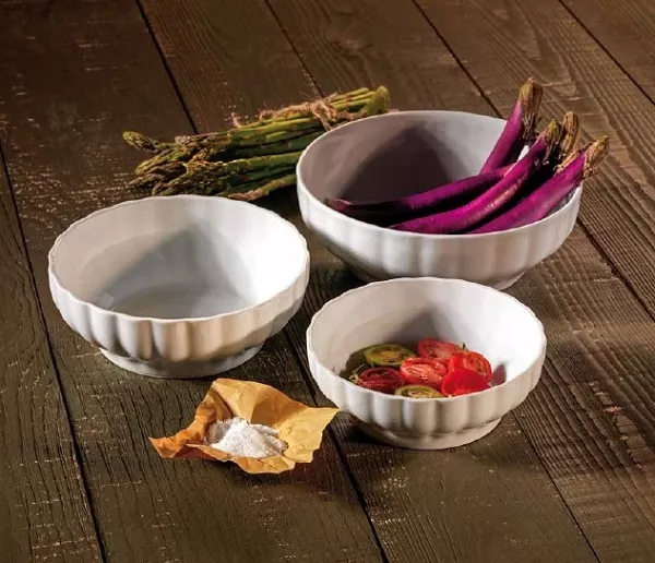 TRENTO PORCELAIN SALAD BOWL cm.23x8 2