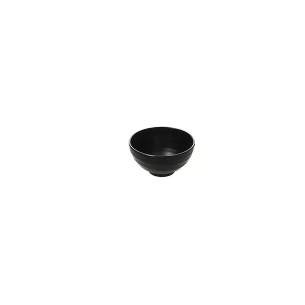 BLACK MELAMINE BOWL cm.11x6