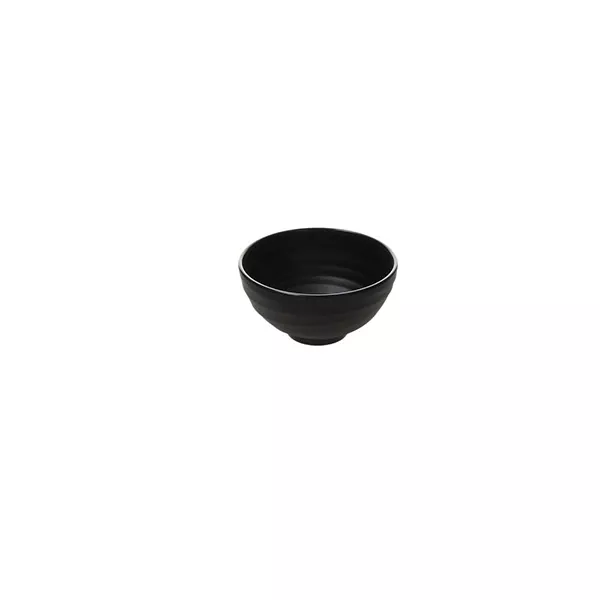 BLACK MELAMINE BOWL cm.14x7