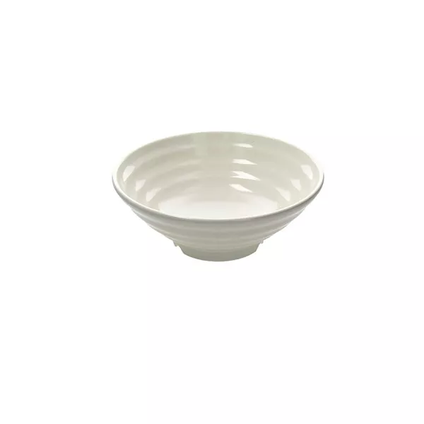 WHITE MELAMINE SALAD BOWL cm.25x9,5