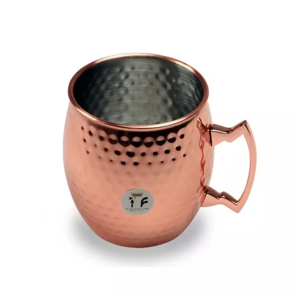 HAMMERED COPPER COLOR MUG MOSCOW MULE cl.60