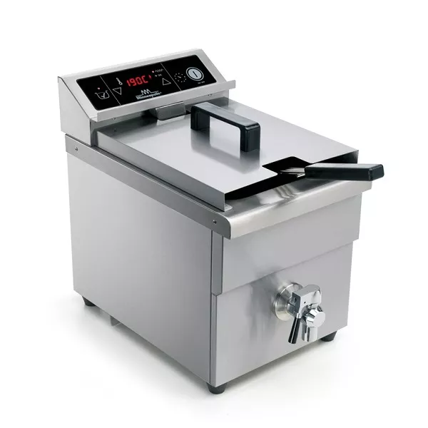 KLONDIKE INDUCTION COUNTERTOP FRYER capacity lt.8 SINGLE PHASE