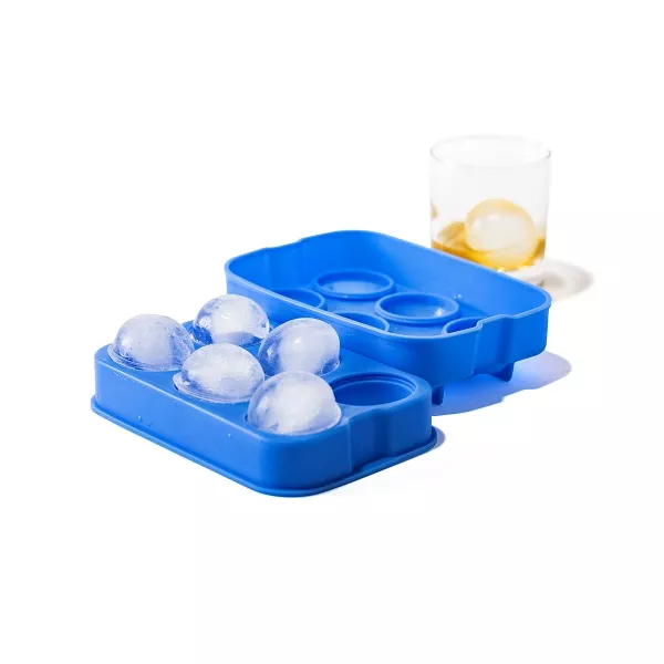 SILICONE FORM FOR 6 WHISKEY ICE BALLS CM. 18X12,5h 5