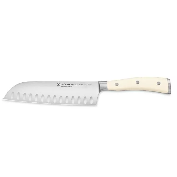 WUSTHOF SANTOKU KNIFE FORGED BLADE cm.17 CREAM HANDLE