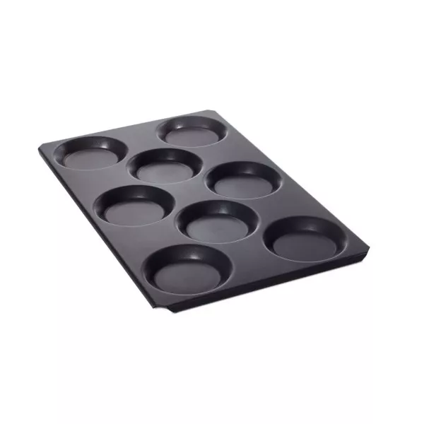 GASTRONORM 1/1 TRAY WITH 8 NON-STICK MOLDS cm.53x32,5x2 MULTIBAKER RATIONAL