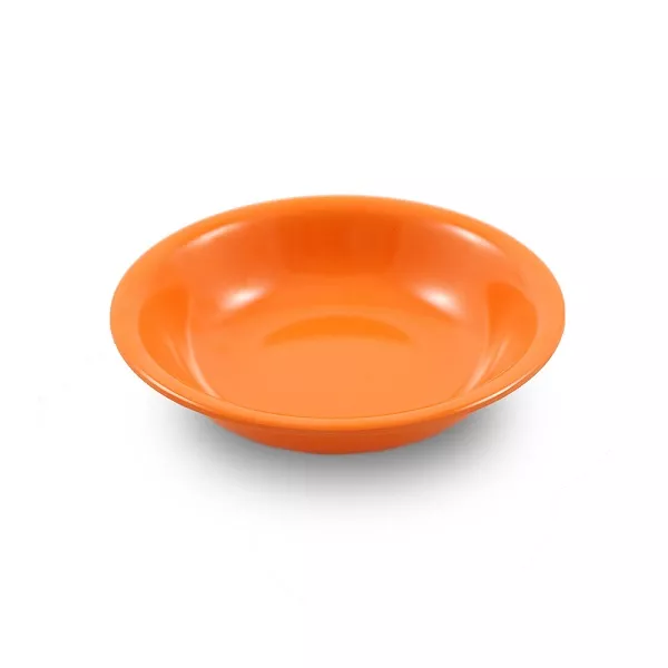 SOUP PLATE IN MELAMINE R185 ORANGE diam. 18.5 cm