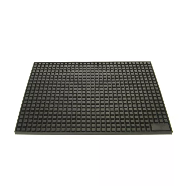 BAR MAT IN BLACK POLYETHYLENE cm.30,5x44,5