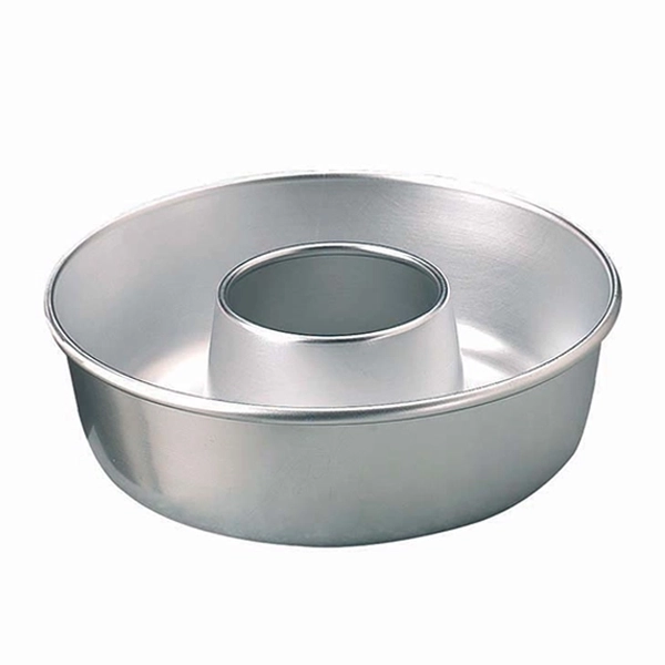 ALUMINUM DONUT MOLD WITH CONCAVE BOTTOM cm.30x8,5