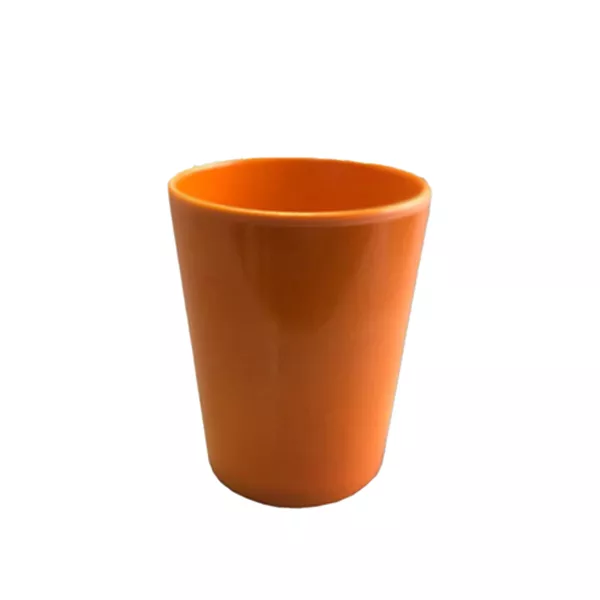 MELAMINE GLASS T150 ORANGE ml.130