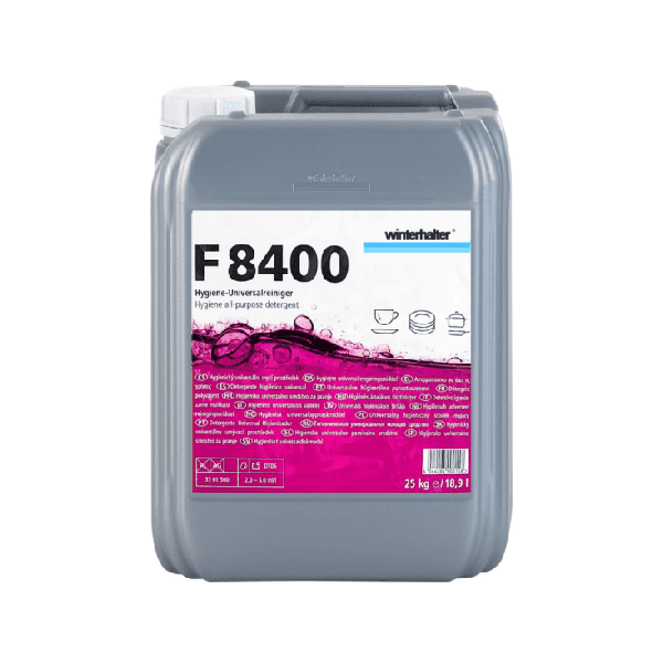 WINTERHALTER F8400 DETERGENT TANK FOR DISHES AND DISHES lt.18,9 kg.25 ( UN 1719 CAUSTIC ALKALI LIQUID, NOS, 8 , II - quantities not exceeding the exemption limits prescribed in 1.1.3.6 )